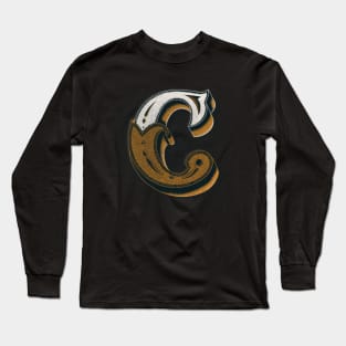 Alphabet "C" Long Sleeve T-Shirt